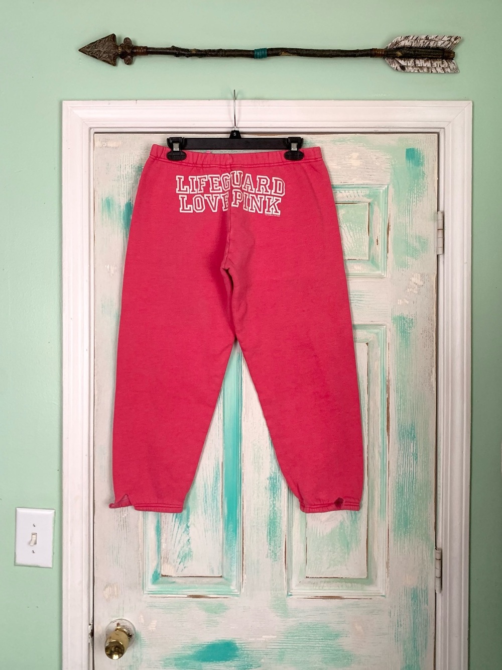 Vintage PINK Victoria’s Secret Lifeguard 86 Pink Sweatpants Size XS